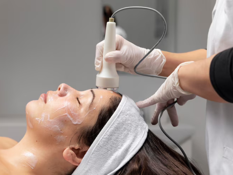Limpeza de pele + radiofrequência amat estetica porto